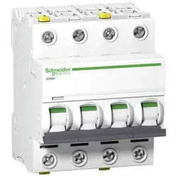 Schneider A9F08463 LS-Schalter iC60H 4-polig D 63A