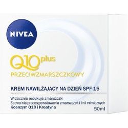 Nivea, Gesichtscreme, Q10 Power Moisturizing Anti-Wrinkle Face Cream SPF 15 50ml (50 ml, Gesichtscrème)