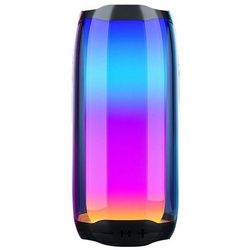 Welikera Lautsprecher mit 360° Beleuchtung Bluetooth 5.0 Speaker,IPX5,Type C Bluetooth-Lautsprecher schwarz