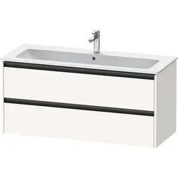 Duravit Ketho.2 Waschtischunterbau wandhängend Weiß Supermatt 1210x480x550 mm - K25265084840000 K25265084840000