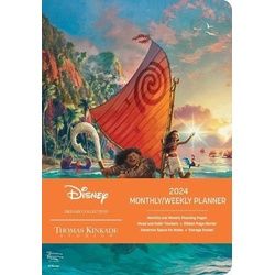 Disney Dreams Collection by Thomas Kinkade Studios 12-Month 2024 Monthly/Weekly