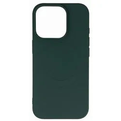 Liquid Silicone Case MagSafe for iPhone 16 Pro - Dark Green