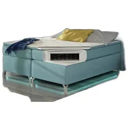 Xlmoebel Bett Elegantes Boxspringbett in hochwertiger Verarbeitung, Hergestellt in Europa blau