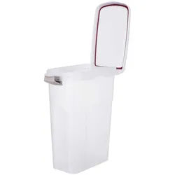 TRIXIE Tonne, luftdicht verschließbar, Kunststoff, 25 l / 24 x 51 x 39 cm, trans...