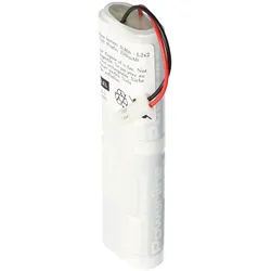 Ersatzbatterie für Schulte Schlagbaum milock Varifree Türöffner ST5/SG 6 Volt Alkaline Batteriepack mit JST SYP02TV Stecker, Abmessungen 101mm x 29mm x 15mm