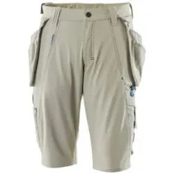Mascot Shorts mit abnehmbaren Hängetaschen Handwerkershorts Größe C54, hellkhaki