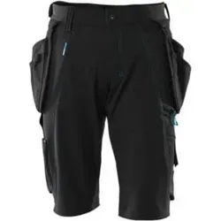 Mascot Shorts mit abnehmbaren Hängetaschen Handwerkershorts Größe C46, schwarz