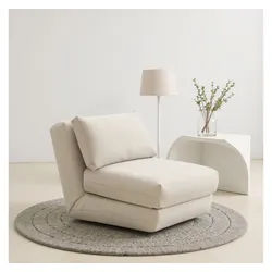 LeGer Home by Lena Gercke Sessel Amara, Schlafsessel ausklappbar, Bettsessel, mit Rasterung silberfarben