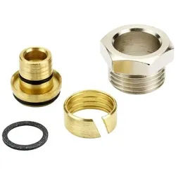 Compression fitting 1/2" x 16 mm alupex