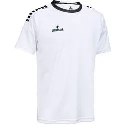 Derbystar Kinder Trikot Kurzarm Madrid v25 6117140120 140 - Weiss/Schwarz - 140