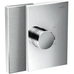hansgrohe Fertigset HighFlow Axor Edge UP-Thermostat, Diamantschliff, chrom