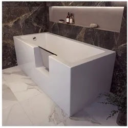 Dusche-24 Badewanne Badewanne mit Tür 160x70, 170x75 und 180x80 cm UPPSALA weiß 70 cm x 160 cm