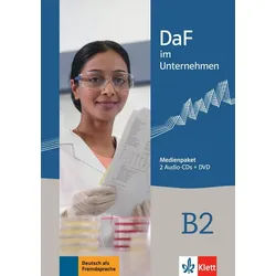 Hörspiel-CD DaF im Unternehmen B2, 2 Audio-CDs + DVD
