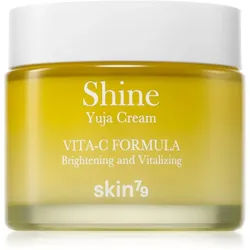 Skin79 Shine Yuja Cream Vita-C Formula feuchtigkeitsspendende und aufhellende Gesichtscreme Für hyperpigmentierte Haut 70 ml