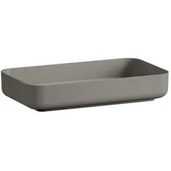 Laufen STREAM Waschtisch-Schale H512SR67071121 599x349x118 mm, ohne Armaturenbank, ohne Hahnloch, ohne Überlauf, Farbe: Gravel matt