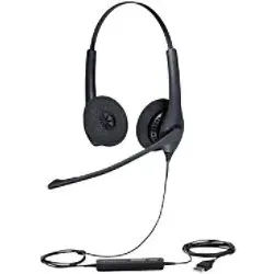 Jabra BIZ Verkabelt Headset Kopfbügel USB Passive Noise Cancelling Mit Mikrofon Stereo BIZ 1500 Duo USB Schwarz