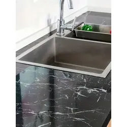 HomeBella Küchentapete Abwaschbare Tapete selbstklebend Feuchtigkeitsresistent DIY Wanddesign 0.4 m x 5 m