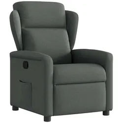 vidaXL Relaxsessel, Relaxsessel Dunkelgrau Stoff