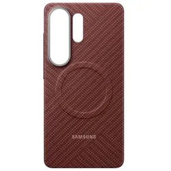 Galaxy S26 Ultra Carbon Magnet Case - Coralred