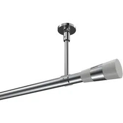 GARDINENSTANGE Sonette Tanara 360 cm (geteilt in 2 x 180 cm), 1-läufig, 20 mm Ø Chrom