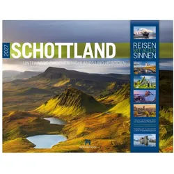 Ackermann Wandkalender Schottland Kalender 2027, Unterwegs zwischen Highlands und Hebriden