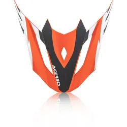 Acerbis Profile 4 Helmschirm, schwarz-weiss-orange für Männer