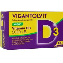 VIGANTOLVIT 2000 I.E. Vitamin D3 vegan Weichkaps. 120 St
