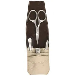 Niegeloh Solingen Maniküre-Etui Etui Modell Cafe do Brazil macchiato - Made in Solingen, 1 tlg. silberfarben