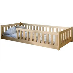Kids Collective Bodenbett 80x180 cm in Natur , Naturfarben , Holz , 80x180 cm , Babymöbel & Kindermöbel, Kinderzimmer & Jugendzimmer, Kinderbetten