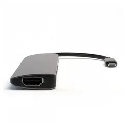 4smarts 6in1 Hub - Dockingstation - spacegrau Computer-Adapter grau
