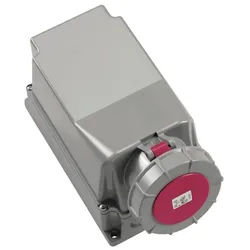 ABL CEE-Steckdose 4-polig 125A 11h IP67 Aufputz D44S47 400-440V/rt Schraubkl Kunststoff