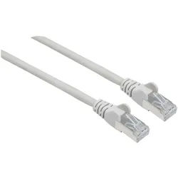 Intellinet Intellinet 740807 RJ45 Patchkabel CAT 6a S/FTP 2.00 m Grau Folienschir Netzkabel, (200.00 cm) grau