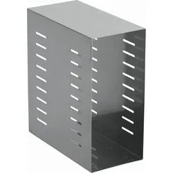 Venda Pc-Halterung , Alufarben , Metall , 21x47x42 cm , DIN EN ISO 14001 , Büromöbel, Schreibtische, Schreibtischzubehör