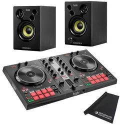 HERCULES DJ Controller Hercules Inpulse 300 MK2 DJ Controller mit DJMonitor 32 Boxen schwarz