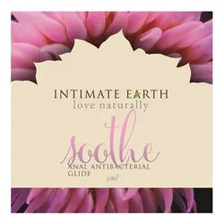 Intimate Earth Analgleitgel Soothe (mit Guavenrinde), Sachet mit 3ml, 1-tlg., veganes und biologisches Anal-Gleitgel - anti-bakteriell