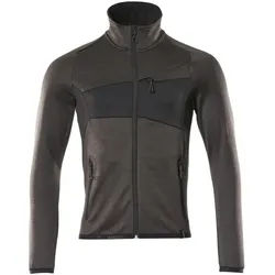 MASCOT Herren Fleecepullover mit Reißverschluss ACCELERATE Dunkelanthrazit / Schwarz XL - 18103-316-1809-XL - Dunkelanthrazit / Schwarz