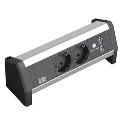 BACHMANN DESK 2x Schutzkontakt 1x USB Charger
