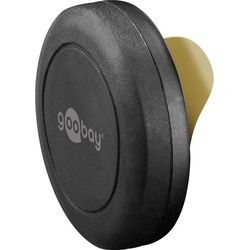 Goobay Universal Magnethalterung, selbstklebend - zur schnellen und sicheren Befestigung von Smartphones im Auto oder Haushalt