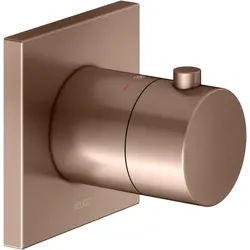 KEUCO IXMO Fertigmontageset 59553290002 Unterputz-Thermostat-Armatur, eckig, rotgold gebürstet