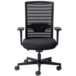 Bürodrehstuhl Cairo Office Pro Wagner schwarz, 100 cm - 113x70x61 cm
