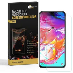 2x Panzerfolie für Samsung Galaxy A30 ANTI-SCHOCK Displayschutz Displayfolie MATT