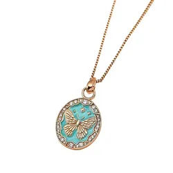 Jumpeak Kette mit Anhänger Damen-Vintage-Halskette, Sterlingsilber (S925), 18K vergoldet, Geschenk für frauLiebes,Geschenk zur firmung mädchen,Geschenk tochter silberfarben