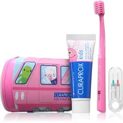 Curaprox Kids Travel Set Kosmetik-Reiseset für Zähne, Zunge und Zahnfleisch für Kinder 1 St.