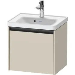 Duravit Ketho.2 Waschtischunterbau wandhängend Taupe Supermatt 484x375x440 mm - K25080083830000 K25080083830000