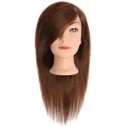 Efalock Übungskopf Julia Naturhaar braun 40-45 cm
