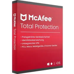 McAfee Total Protection & VPN 2025 | 1 Gerät | 2 Jahre | Jetzt günstig kaufen