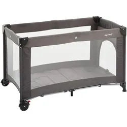 My Baby Lou Reisebett , Dunkelgrau , Metall, Kunststoff, Textil , 60x74x120 cm , SGS-geprüft , zusammenklappbar, Ausstieg , Babymöbel & Kindermöbel, Babyzimmer, Babybetten, Reisegitterbetten