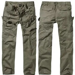 Brandit Outdoorhose Brandit Hose Adven Slim Fit grün XL