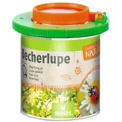 Moses. Verlag Becherlupe Lupendose mit Lupendeckel für 3-Fach & 5-Fach Vergrößerung