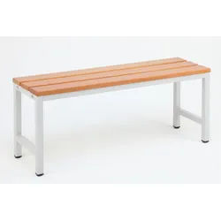 Szagato Sitzbank Sitzbank Umkleidebänke mit Garderobe (Alle Ausführungen) grau 100 cm x 42 cm x 30 cm